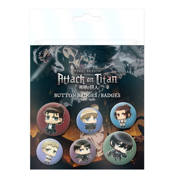 ABY STYLE Plackový set Attack on Titan