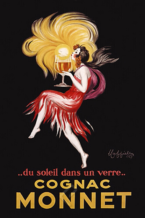 EUROGRAPHICS Plakát, Obraz - Cappiello - Cognac Monnet, 61 × 91.5 cm
