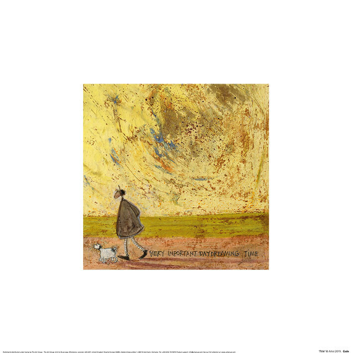 PYRAMID Umělecký tisk Sam Toft - Very Important Daydreaming Time, 30 × 30 cm