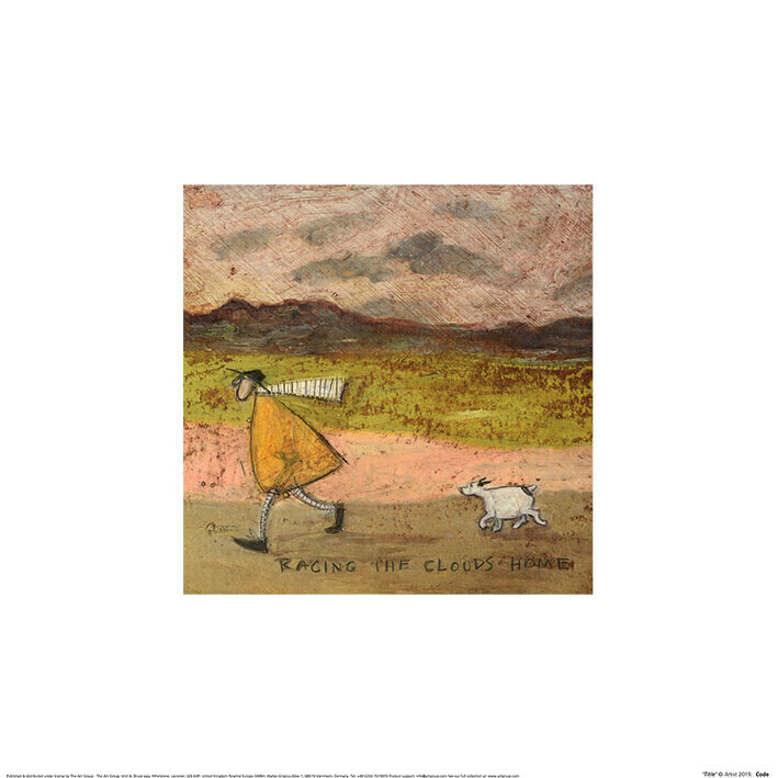 PYRAMID Umělecký tisk Sam Toft - Racing The Clouds Home, 30 × 30 cm