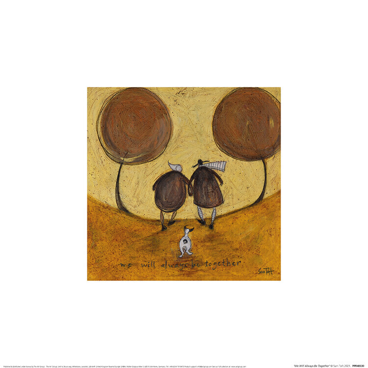 PYRAMID Umělecký tisk Sam Toft - We Will Always Be Together, 30 × 30 cm