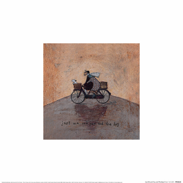 PYRAMID Umělecký tisk Sam Toft - Just Me And You And The Dog, 30 × 30 cm