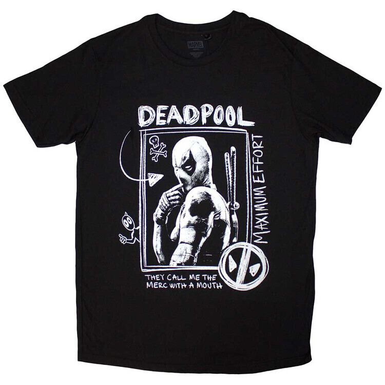ROCKOFF Tričko Deadpool - Merc With A Mouth Max Effort, S