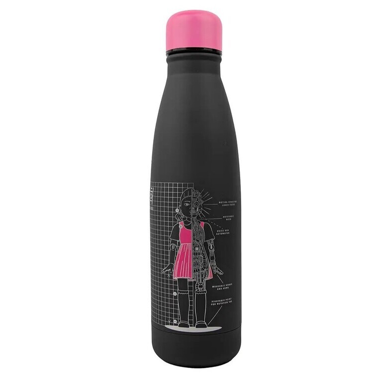 DISTRINEO Láhev Squid Game - Young-Hee Blueprint Black, 0,5 l