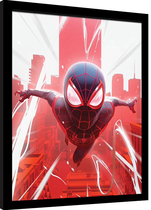 PYRAMID Obraz na zeď - Spider-Man - Swinging, 34.3 x 44.5 cm