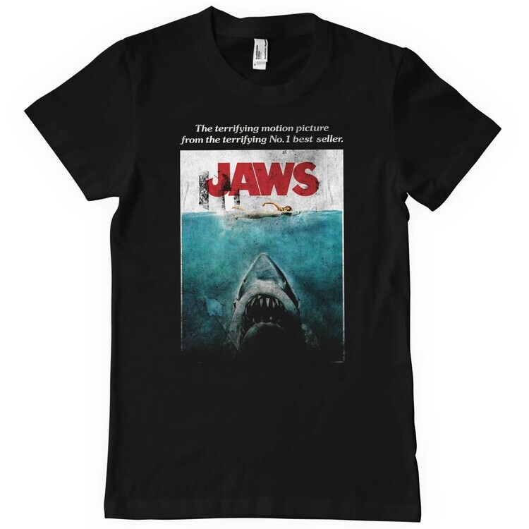 HYBRIS Tričko Jaws - Washed Poster, 5XL