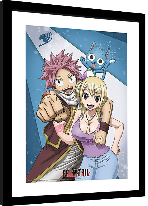 ABY STYLE Obraz na zeď - Fairy Tail - Nutsu & Lucy, 34.3 × 44.5 cm