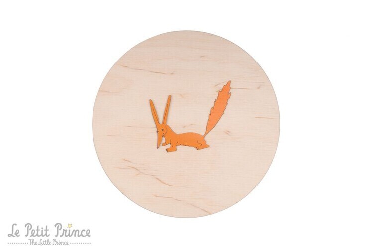 Bewooden Dřevěná dekorace na zeď Dřevěná dekorace na zeď The Little Prince - Fox