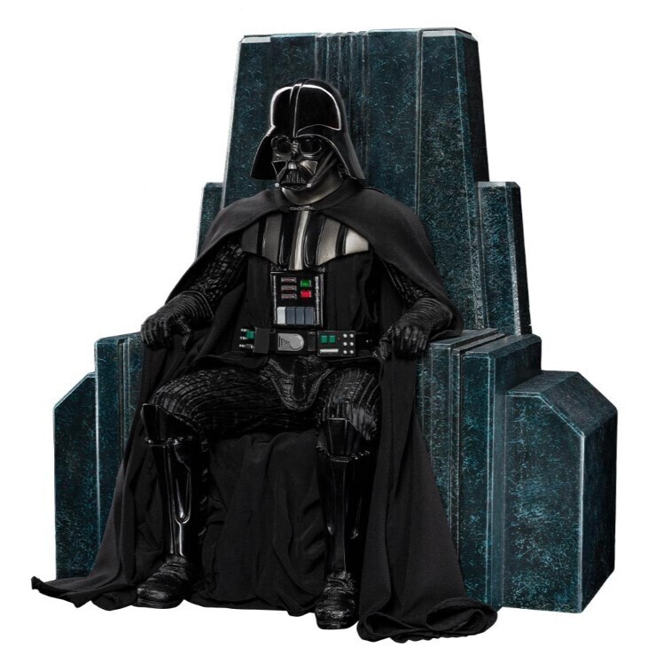 FS Holding Figurka Iron Studios Star Wars - Darth Vader on Throne Legacy Replica 1/4, 48 cm