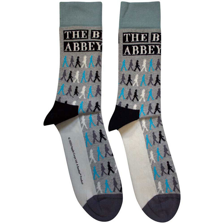 ROCKOFF Ponožky The Beatles - Abbey Road Colours Crossing Repeat, EU 36 - 40 (UK 4 - 7; US 4,5 - 7,5)