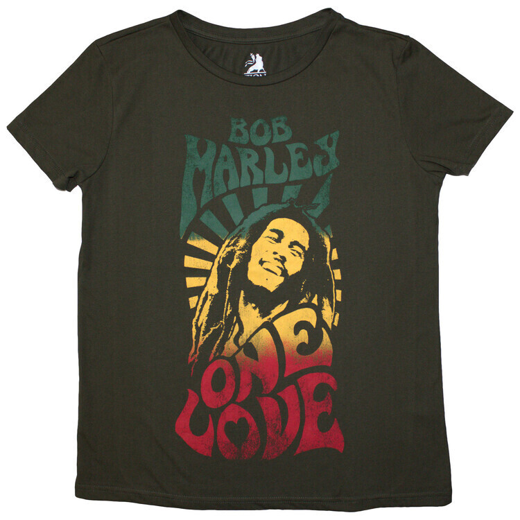 ROCKOFF Tričko Bob Marley - One Love Gradient, S