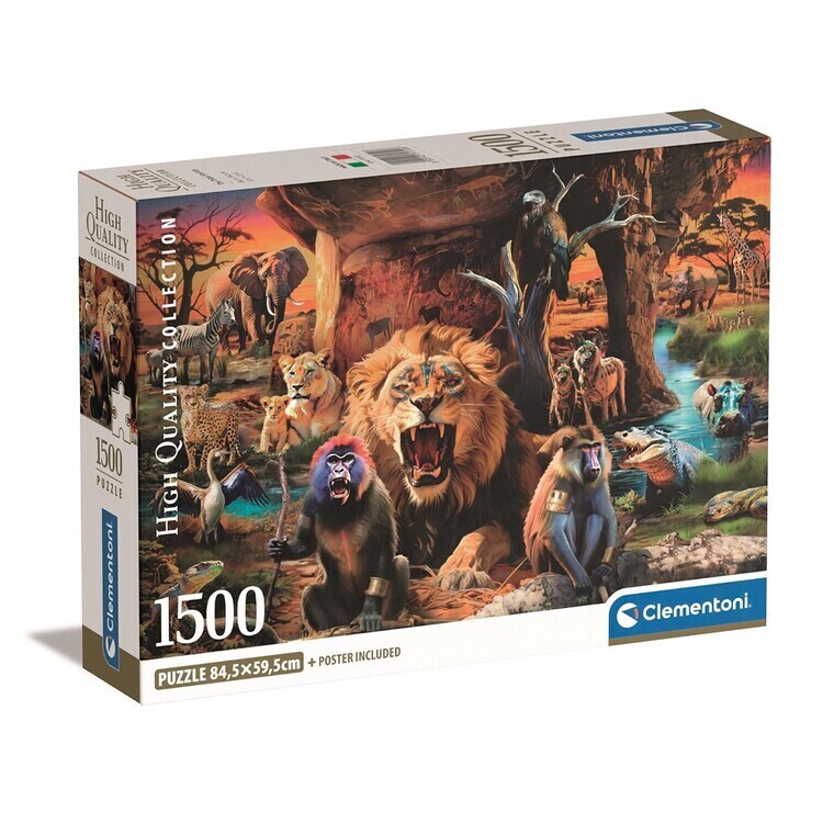 CLEMENTONI Puzzle The Tribal Society, 1500 ks