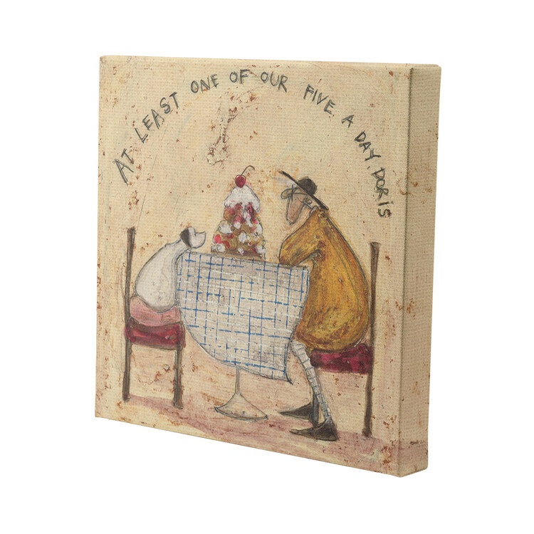 PYRAMID Obraz na plátně Sam Toft - At Least One Of Our Five A Day Doris, 2 - 40×40 cm