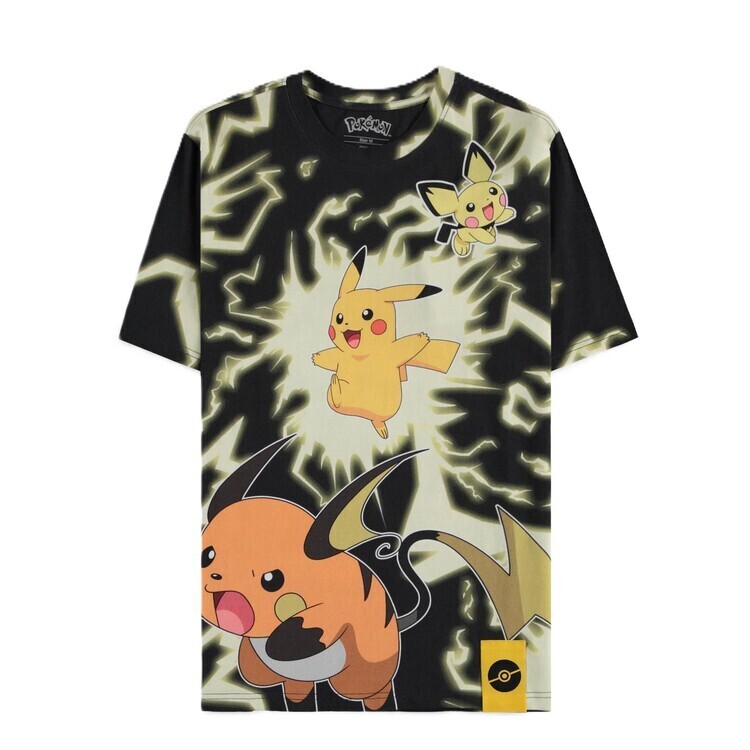 DIFUZED Tričko Pokémon - Pikachu Lightning, S
