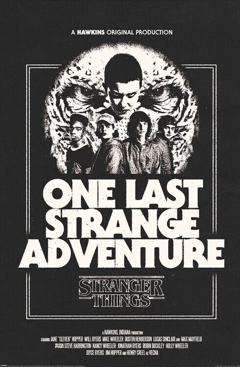 PYRAMID Plakát, Obraz - Stranger Things 5 - One Last Strange Adventure, 61 × 91.5 cm