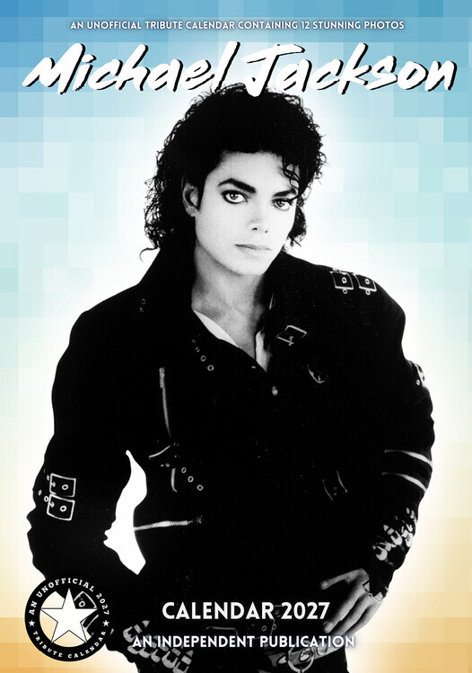 CALLDREAMS Kalendář 2027 Michael Jackson, 42 x 29.7 cm