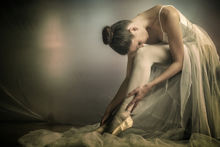 Federico Cella Plakát, Obraz - Preparation to dance, Federico Cella, 40 × 26.7 cm