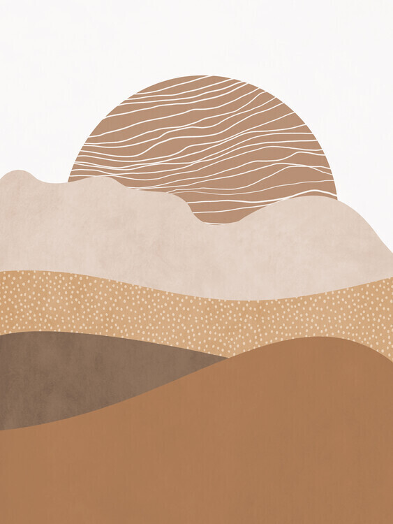 Sisi & Seb Plakát, Obraz - Graphic Sunrise, Sisi & Seb, 30 × 40 cm
