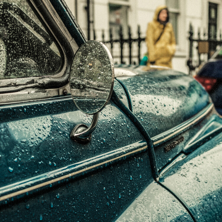 Riccardo Berg Plakát, Obraz - London Rain, Riccardo Berg, 40 × 40 cm