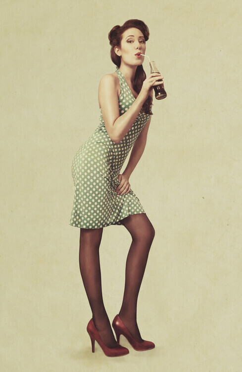 Bart Peeters Plakát, Obraz - Pin Up Girl, Bart Peeters, 26.7 × 40 cm