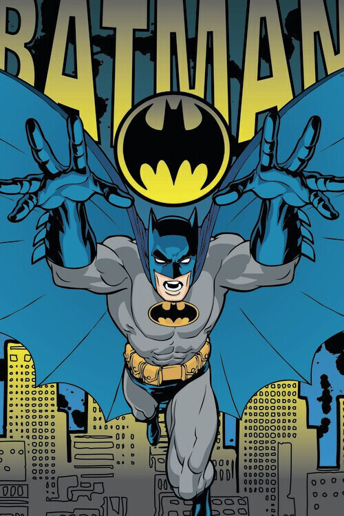 Europosters Plakát, Obraz - Batman - Action Hero, 26.7 × 40 cm