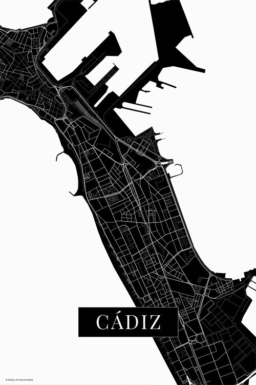 Europosters Plakát, Obraz - Cadiz black, 26.7 × 40 cm
