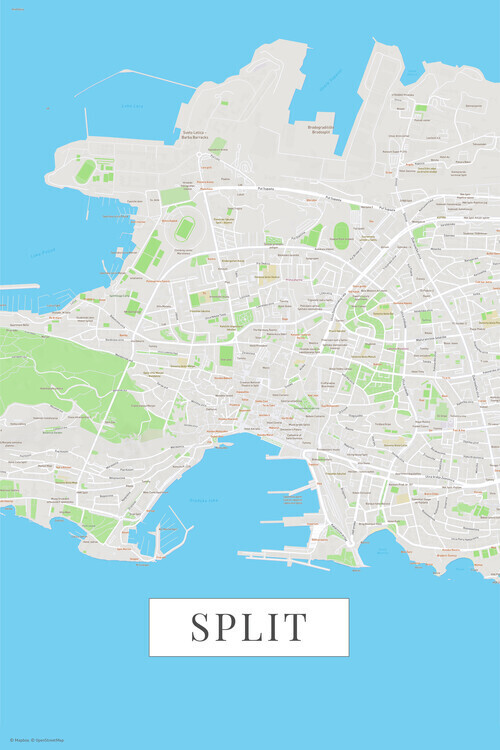 Europosters Plakát, Obraz - Split color, 26.7 × 40 cm