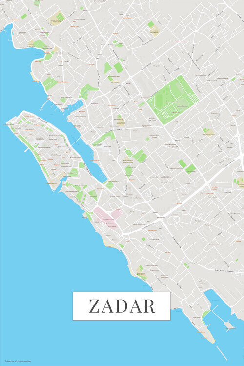 Europosters Plakát, Obraz - Zadar color, 26.7 × 40 cm