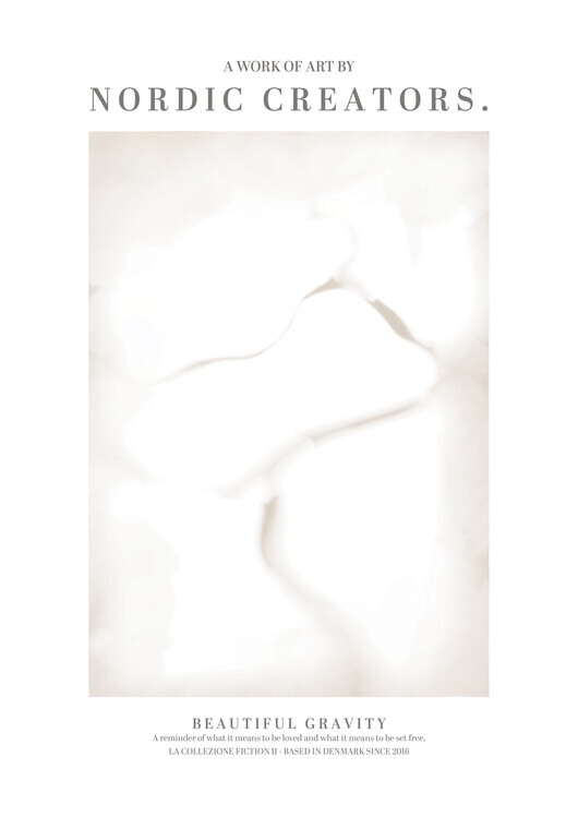 Nordic Creators Plakát, Obraz - Beautiful Gravity, Nordic Creators, 30 × 40 cm