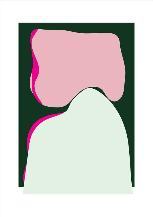 Nordic Creators Plakát, Obraz - Abstract II, Nordic Creators, 30 × 40 cm