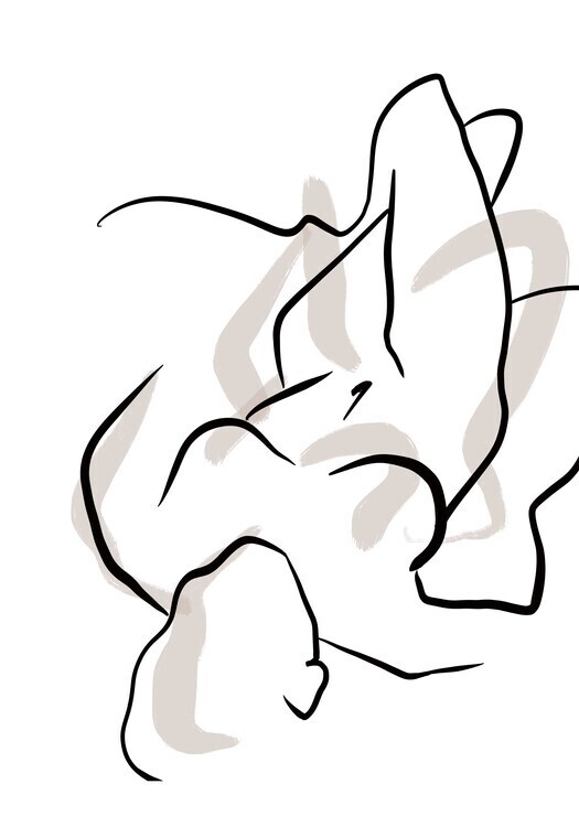 Veronika Boulová Plakát, Obraz - Gentle body, Veronika Boulová, 26.7 × 40 cm