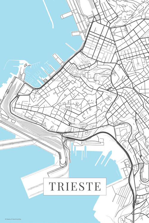 Europosters Plakát, Obraz - Terst white, 26.7 × 40 cm