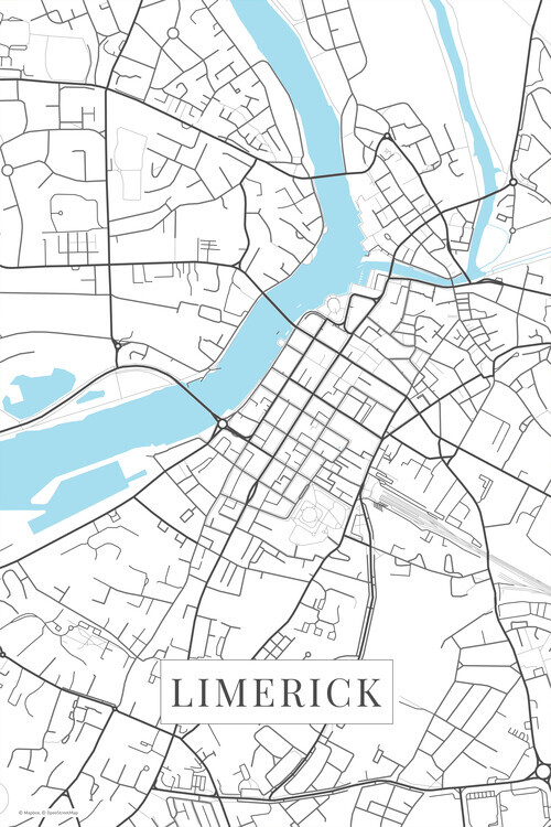 Europosters Plakát, Obraz - Limerick white, 26.7 × 40 cm