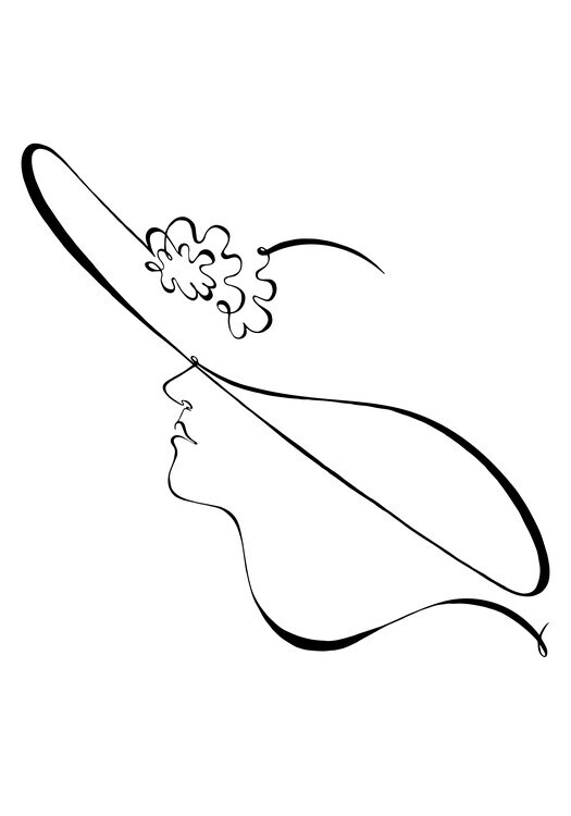Studio Collection Plakát, Obraz - The Hat, Studio Collection, 26.7 × 40 cm
