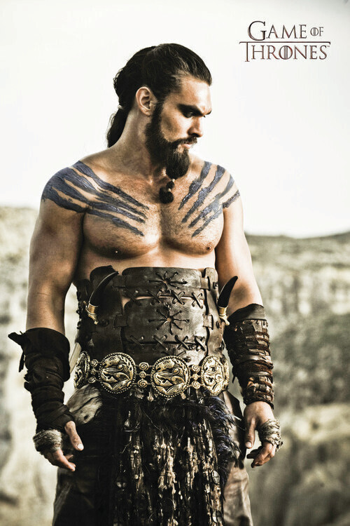 Europosters Plakát, Obraz - Hra o Trůny - Khal Drogo, 26.7 × 40 cm