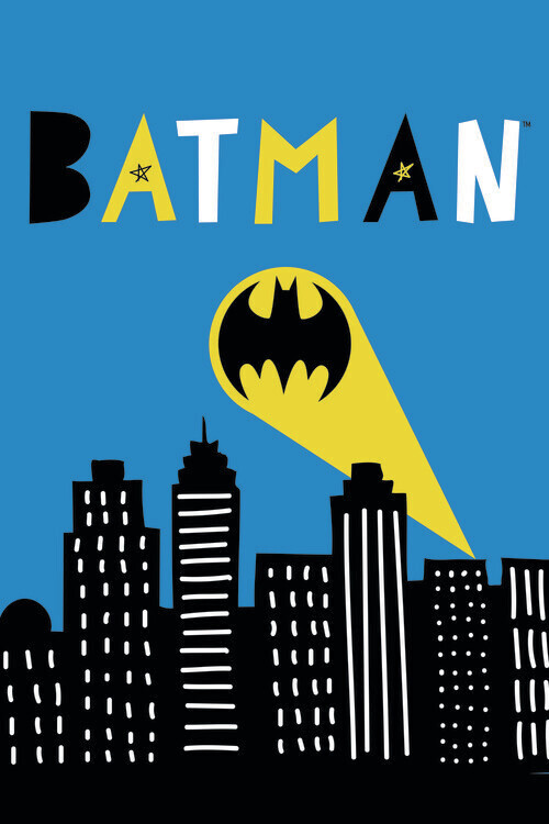 Europosters Plakát, Obraz - Batman - Light signal, 26.7 × 40 cm