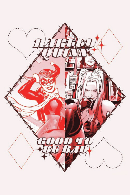Europosters Plakát, Obraz - Harley Quinn - Good to be bad, 26.7 × 40 cm