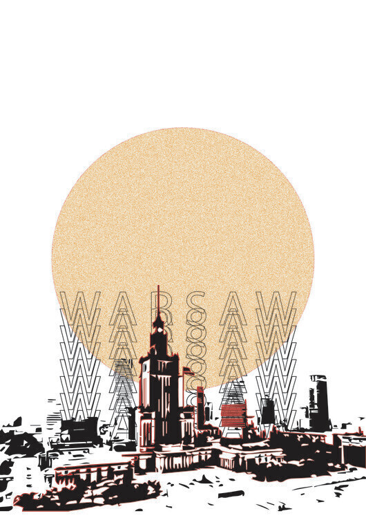 Martyna Wikiera Plakát, Obraz - Warsaw, Martyna Wikiera, 30 × 40 cm