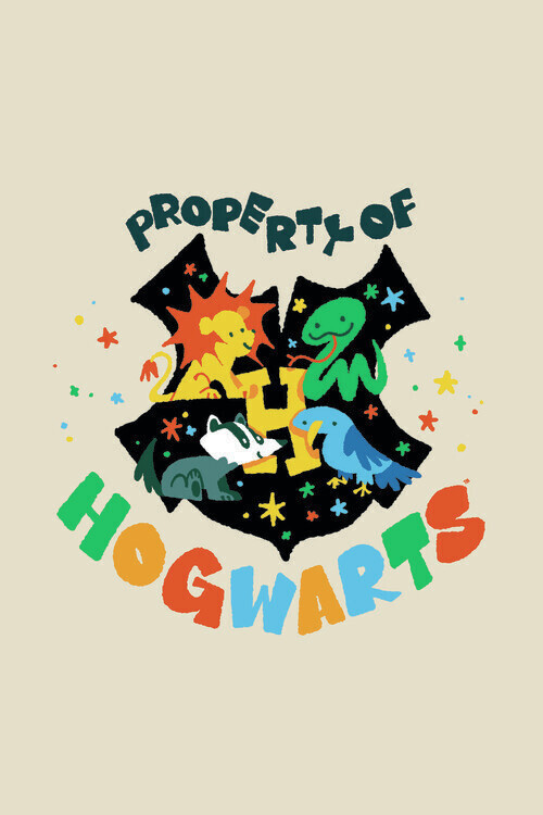 Europosters Plakát, Obraz - Harry Potter - Hogwarts, 26.7 × 40 cm