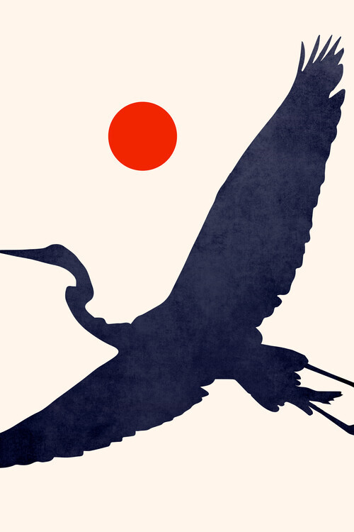 Kubistika Plakát, Obraz - Crane, Kubistika, 26.7 × 40 cm