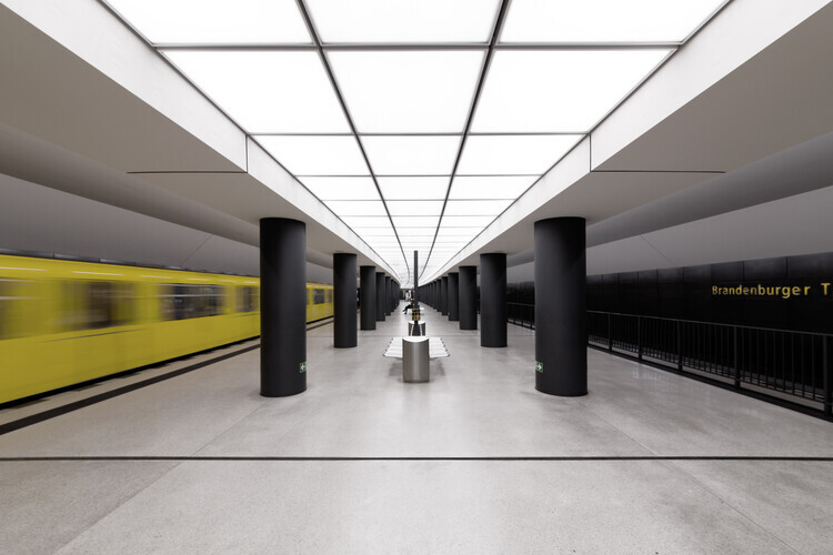 Markus Kuhne Plakát, Obraz - Berlin subway, Markus Kuhne, 40 × 26.7 cm