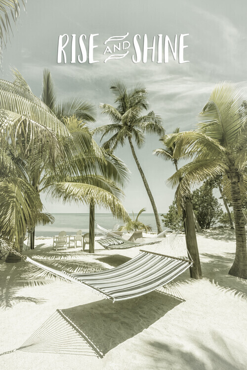 Melanie Viola Plakát, Obraz - Rise and shine | Beachscape, Melanie Viola, 26.7 × 40 cm