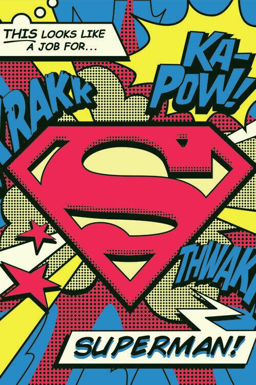 Europosters Plakát, Obraz - Superman's job, 26.7 × 40 cm