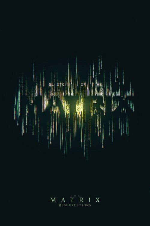 Europosters Plakát, Obraz - Matrix - Chyba v Matrixu, 26.7 × 40 cm