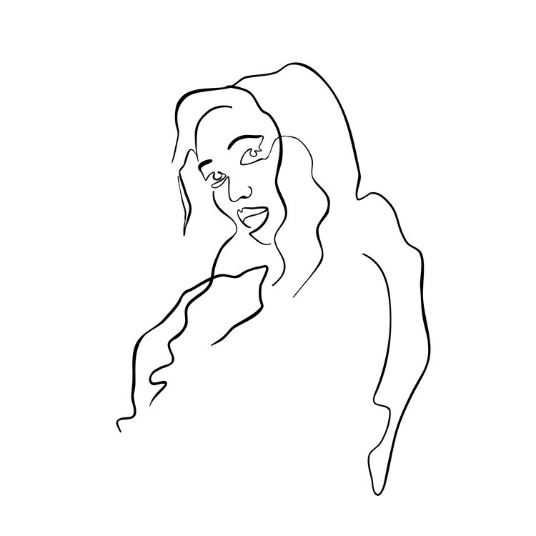 Hugo Jurčík Plakát, Obraz - Grace, Hugo Jurčík, 40 × 40 cm