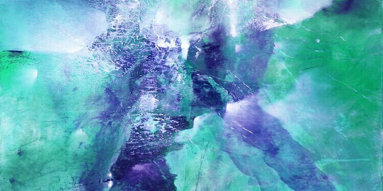Annette Schmucker Plakát, Obraz - green fantasy, Annette Schmucker, 40 × 20 cm