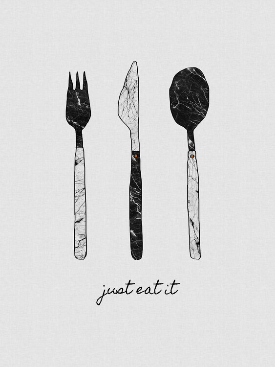 Orara Studio Plakát, Obraz - Just Eat It, Orara Studio, 30 × 40 cm