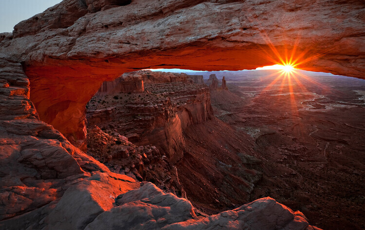 Barbara Read Plakát, Obraz - Mesa Arch Sunrise, Barbara Read, 40 × 26.7 cm