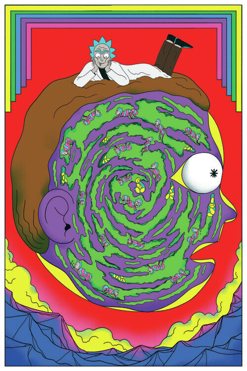 Europosters Plakát, Obraz - Rick & Morty - Labyrinth, 26.7 × 40 cm