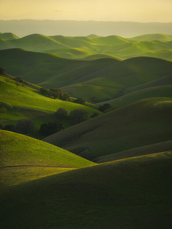 Cheng ming Plakát, Obraz - Rolling Hills, Cheng ming, 30 × 40 cm